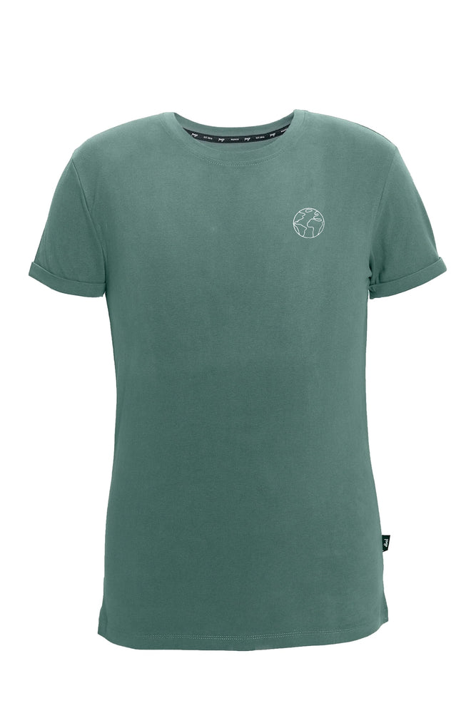 Weltkugel T-Shirt Bio-Baumwolle x Freiheitimgepaeck
