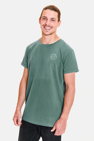 Weltkugel T-Shirt Bio-Baumwolle x Freiheitimgepaeck