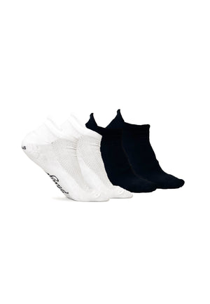 
                
                    Cargar imagen en el visor de la galería, Classic pangu Sneakersocken Bio-Baumwolle Set Black-White - Socken - Pangu
                
            